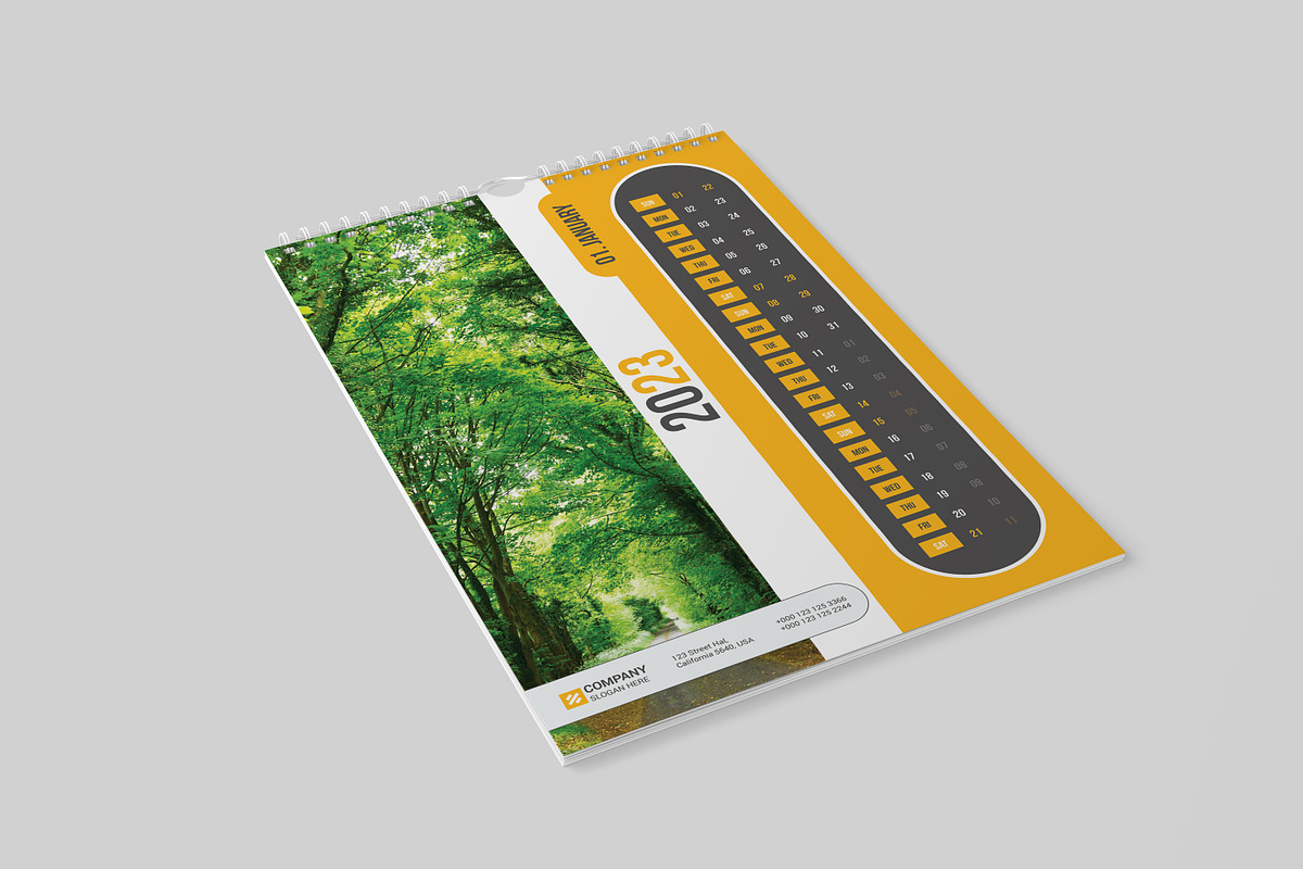 Creative Calendar Design 2023, a Templates & Theme by alimran24 (Photo 8 of 9)