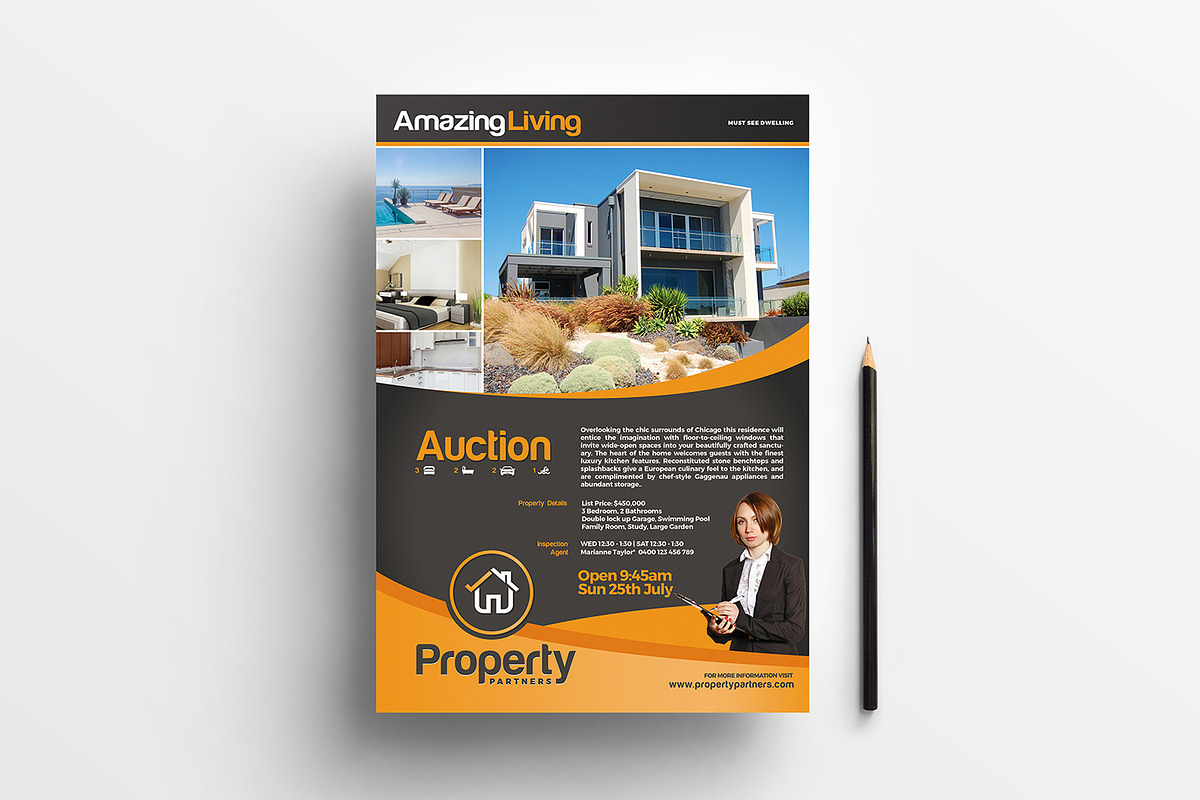 Real Estate Brochure Template Pack, a Brochure Template by BrandPacks (Photo 6 of 16)