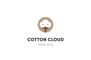Cotton Cloud - Logo Template