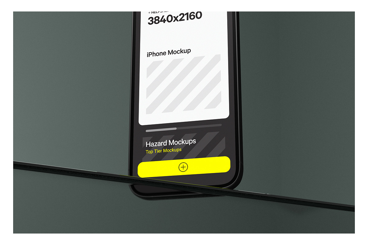 Frosted Glass iPhone 14 Mockup, an iPhone Mockup by HAZARD MOCKUPS (Photo 6 of 8)