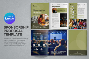 Sponsorship Proposal Template, a Brochure Template by Oshin Design
