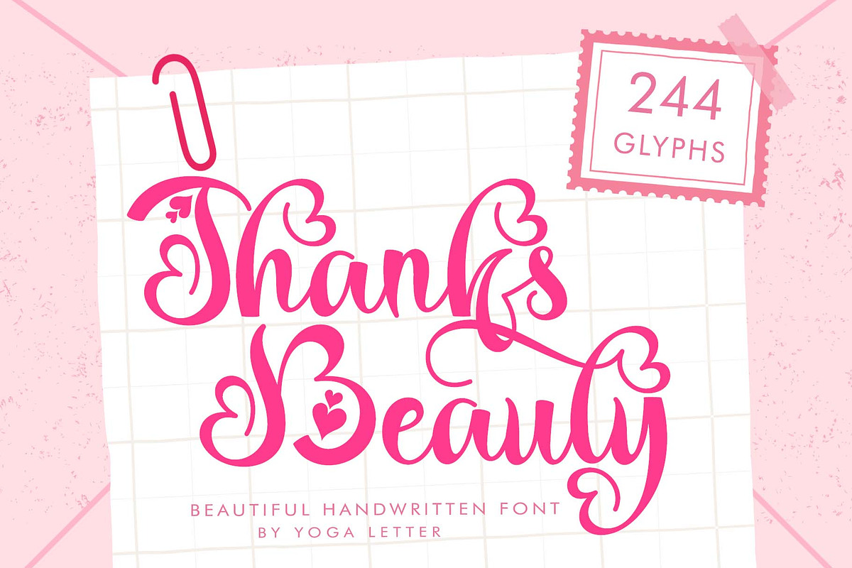 Valentine Sweet Bundle, a Handwritten Font by Yoga Letter (Photo 3 of 6)
