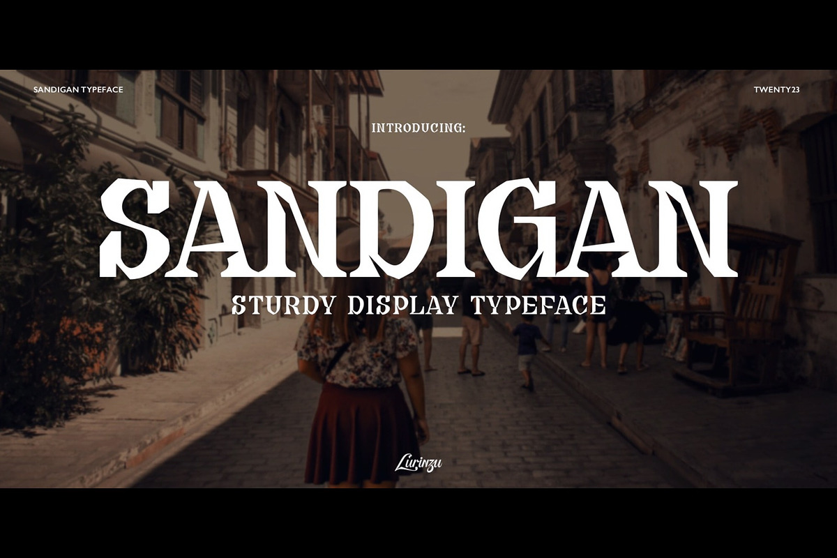 Sandigan-Sturdy Display Typeface, a Slab Serif Font by Lurinzu Studios (Photo 1 of 9)