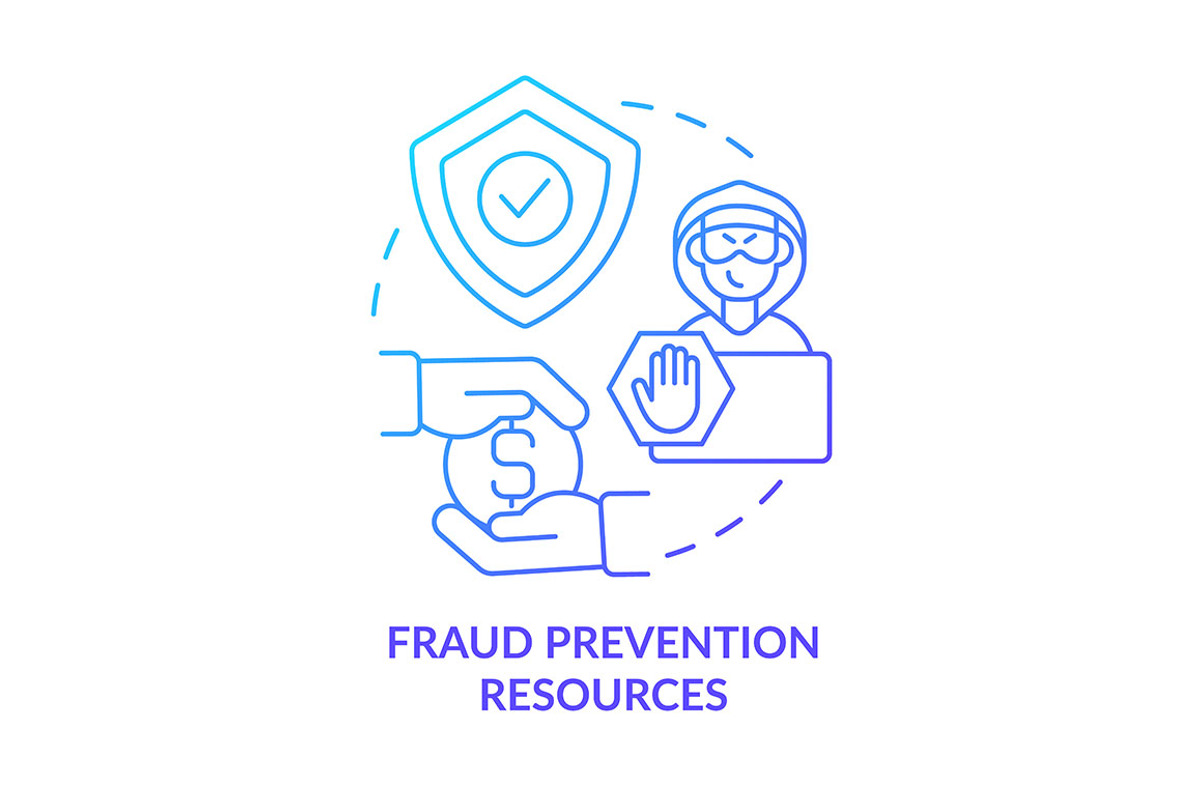 Fraud prevention resources blue, an Icon by IMG Visuals