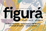 Figurá: 75 Abstract Shapes + Brushes, a Pattern Graphic by nicholasasmita (Thumbnail 1 of 13)