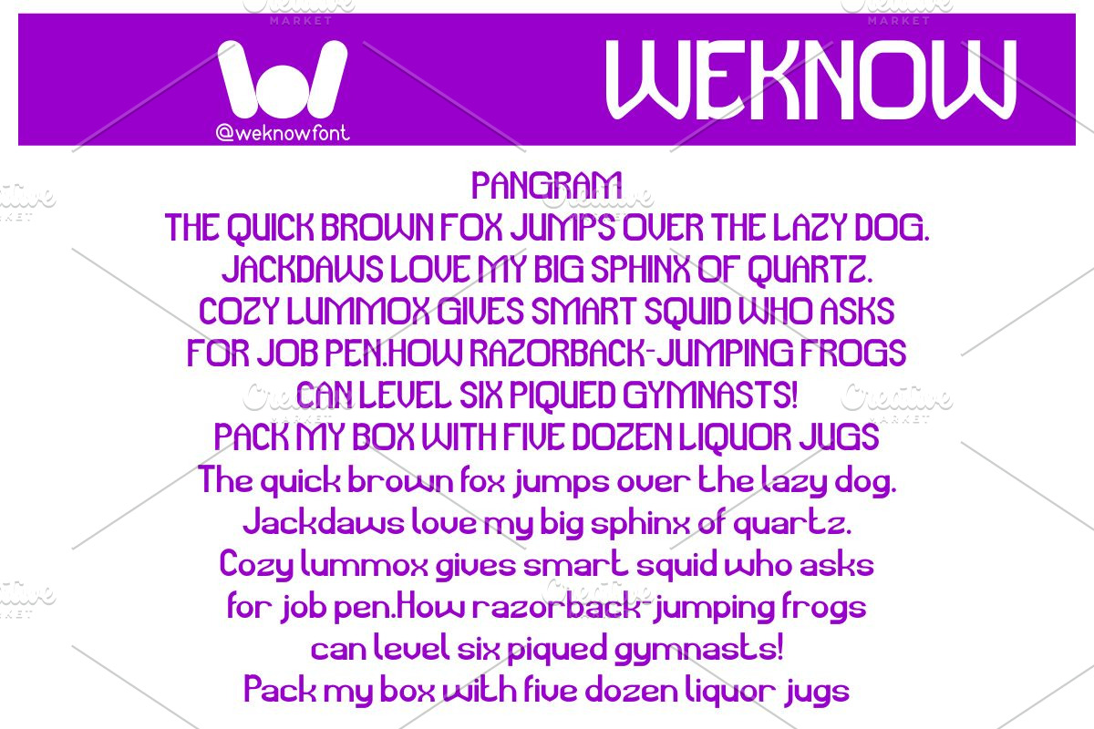 Magic Word font, a Sans Serif Font by weknow (Photo 6 of 8)