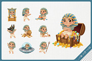 Ancient Egyptian Kid Character, a Decorative Illustration by Gohsantosa (Thumbnail 4 of 4)