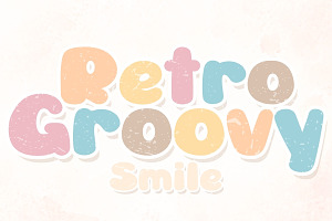 Retro Groovy Style - Handwritten