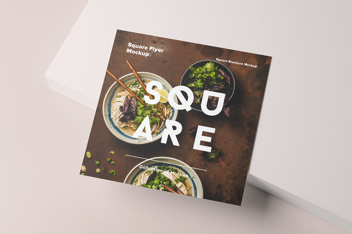 Square Flyer Mock-up, an Advertising Mockup by Yogurt86 (Photo 9 of 11)