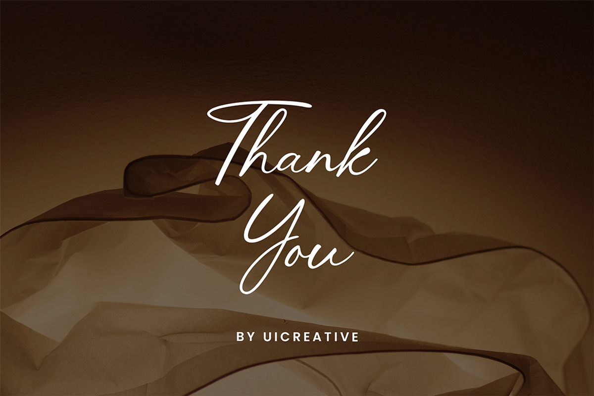 Anthonia Signature Font, a Handwritten Font by UICreative (Photo 12 of 12)