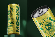 Can Bundle - 25cl (8.4oz), a Cups & Container Mockup by Mocku (Thumbnail 1 of 13)
