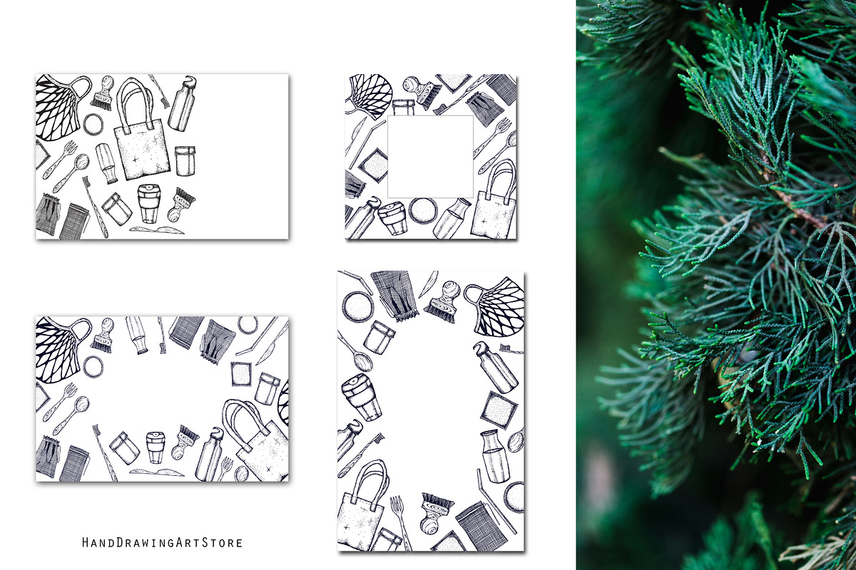 Zero Waste Collection, an Illustration by Hand drawn Boutique (Photo 4 of 7)