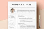 Resume Template with photo, a Resume Template by MAM Design (Thumbnail 1 of 10)