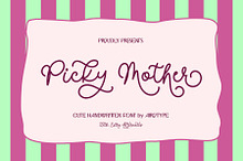 Picky Mother - Cute Monoline Font