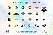 235 Y2K Shapes, Icons and Elements, an Object Graphic by Retro Black Studio (Thumbnail 5 of 15)