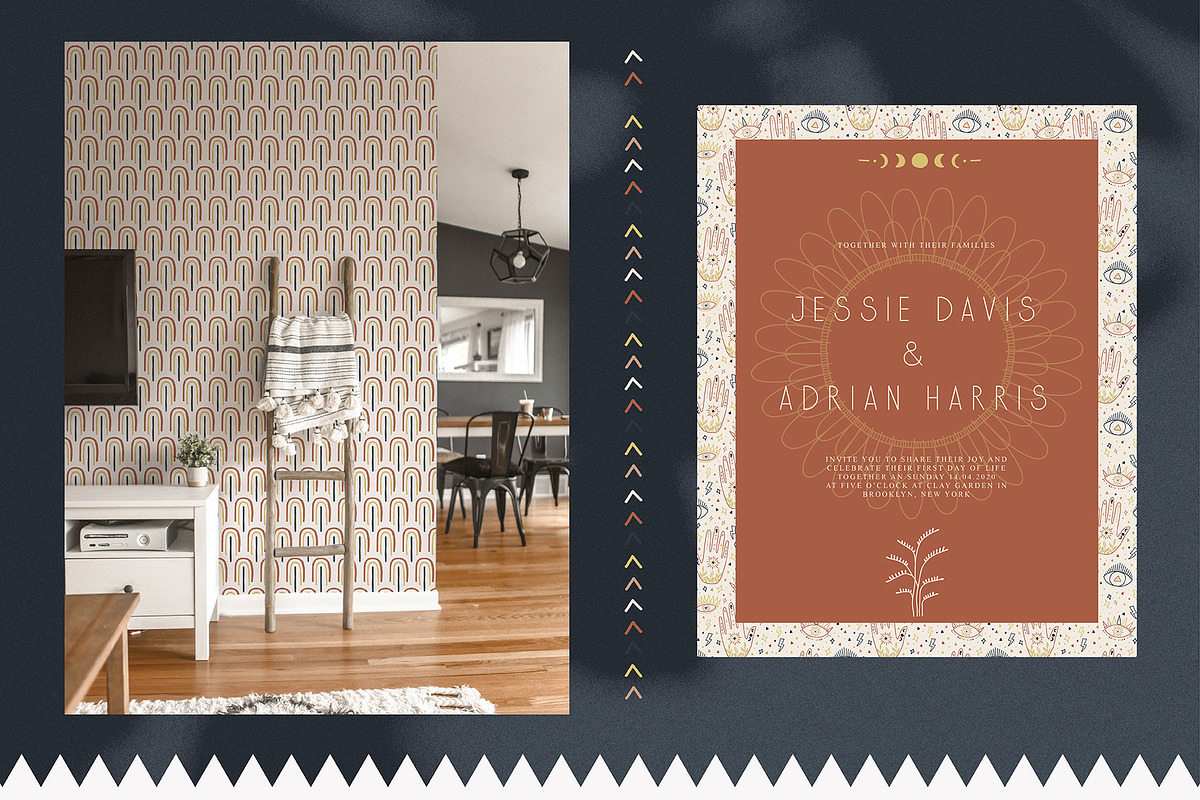 Boho Soul Collection, a Texture Illustration by Julia Dreams (Photo 6 of 8)