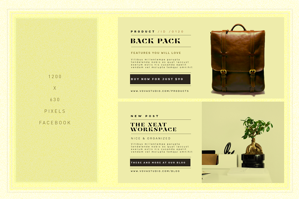 TANBIEGE Social Media Promo Posts, a Social Media Template by Vova (Photo 4 of 14)