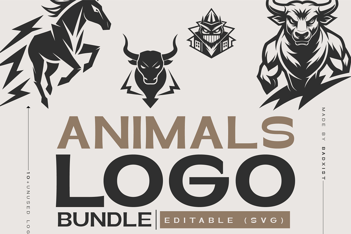 Animal Mascot Logo Bundle Vol. 2 preview 2