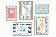 Nursery Wall Art Prints Bundle, a Background Graphic by Artemsky (Thumbnail 8 of 19)