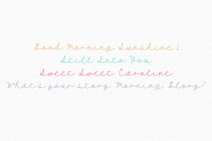 Caroline - A Script Font