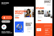 Figma UI template for Digital Agency, an UI Kit Template by neuwebz (Thumbnail 1 of 7)