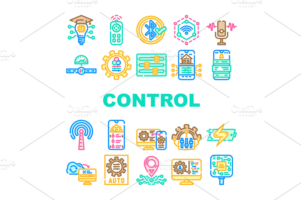 modern technology control product, a Technology Illustration by pikepicture