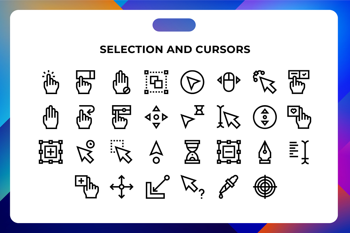 Selection And Cursors Icons, an Icon by Wencory