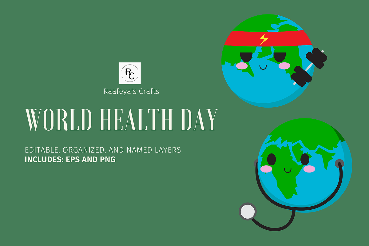 World Health Day, a Healthcare Illustration by Raafeya's Crafts (Photo 1 of 5)