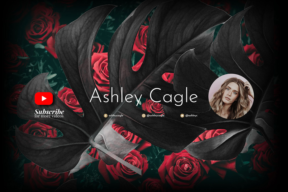 Beauty Vlogger Youtube Channel Art, a Social Media Template by Louds Studio (Photo 5 of 10)