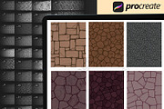 120 Procreate Stone Textures Brushes, a Brush Add-On by DrawingStoryShop (Thumbnail 6 of 6)