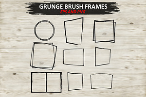 Grunge Brush Frames