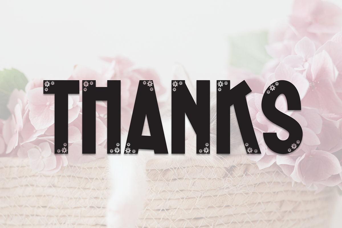 Kitten Bouquet | Script Font, a Script Font by Scratchones (Photo 8 of 8)