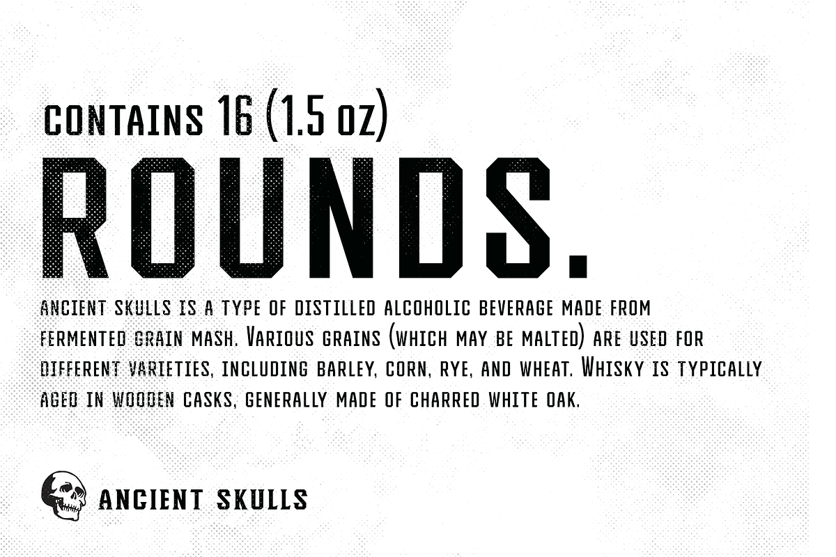 Knucklehead Font Family preview 6