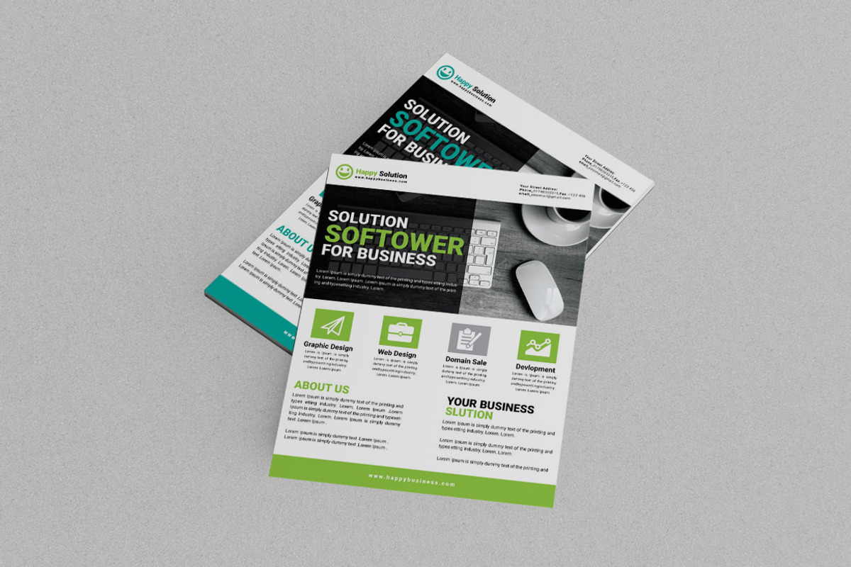 Creative Business Advertising Flyer, a Flyer Template by BrandlyTemplate (Photo 2 of 4)
