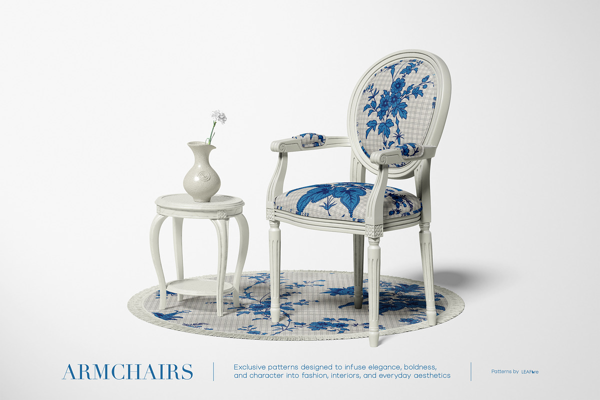 Traditional Royal Delft Prints, a Pattern Graphic by LEAFure (Photo 5 of 10)