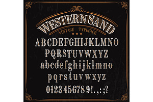 Western Font Alphabet, Numbers