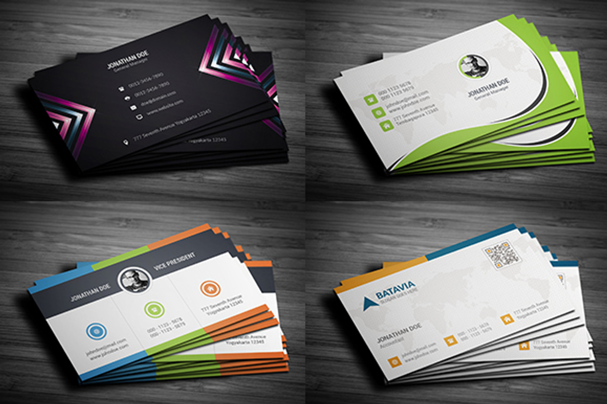 Professional Business Card Bundle, a Business Card Template by InfinityArt (Photo 5 of 6)