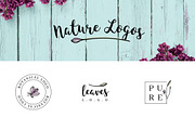 Nature & floral premade logos +BONUS, a Branding & Logo Template by AgataCreate (Thumbnail 5 of 6)