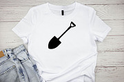 Shovel Silhouette SVG, a Work Illustration by newminddesign (Thumbnail 2 of 5)