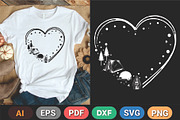Camping Heart Digital T-Shirt Design, a Graphic by Vector Portal (Thumbnail 3 of 6)
