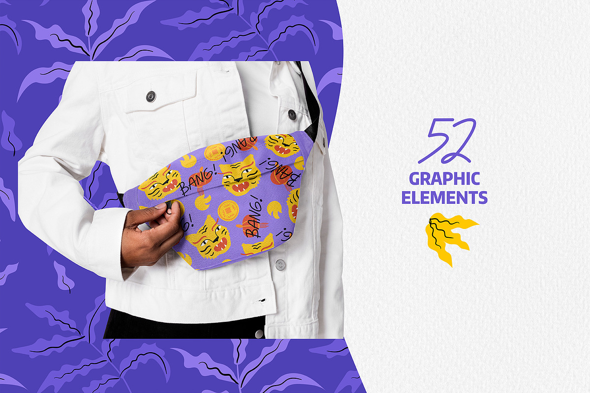 Asian tigers | Cliparts, Posters, an Animal Illustration by Felizabeth Design (Photo 4 of 15)