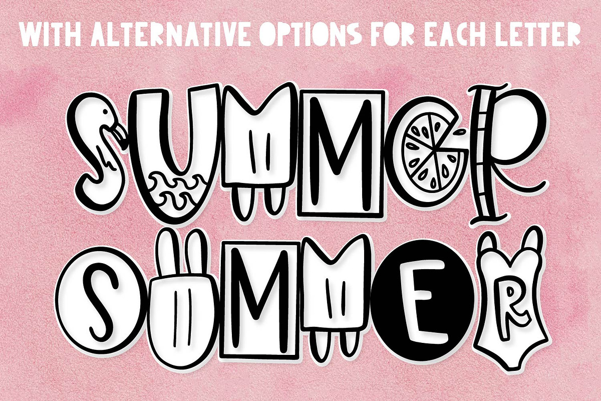 Wavy Dolphin - A Symbol Summer Font preview 3