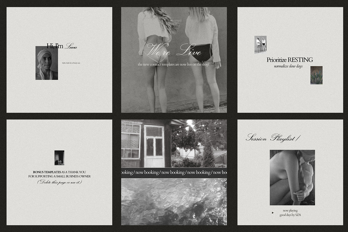 Luna | Social Media Canva Templates, a Social Media Template by Alana Designed (Photo 2 of 3)