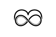 50 Infinity Heart Symbol Vector Bund, an Illustration by abu67222 (Thumbnail 10 of 55)