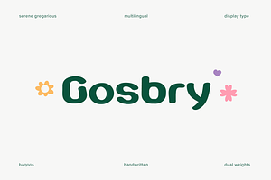 Gosbry Font