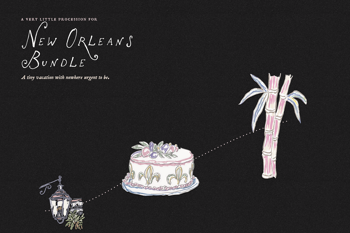 New Orleans Clipart, French Quarter, an Object Illustration by The October Creative (Photo 16 of 16)