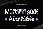 Glepha - Loopy Sans Serif Font, a Sans Serif Font by Flawless And Co (Thumbnail 9 of 10)