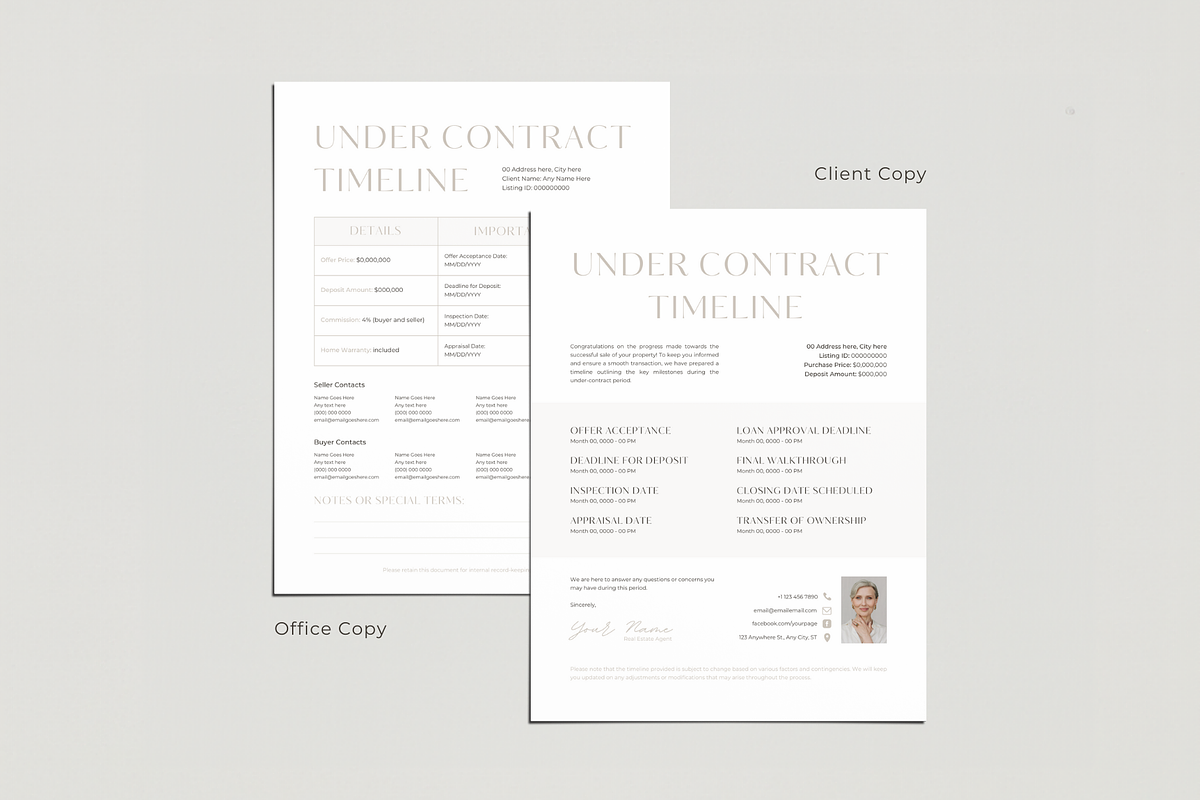 Real Estate Sheets Template BUNDLE, a Design Template by EstateElements (Photo 6 of 8)