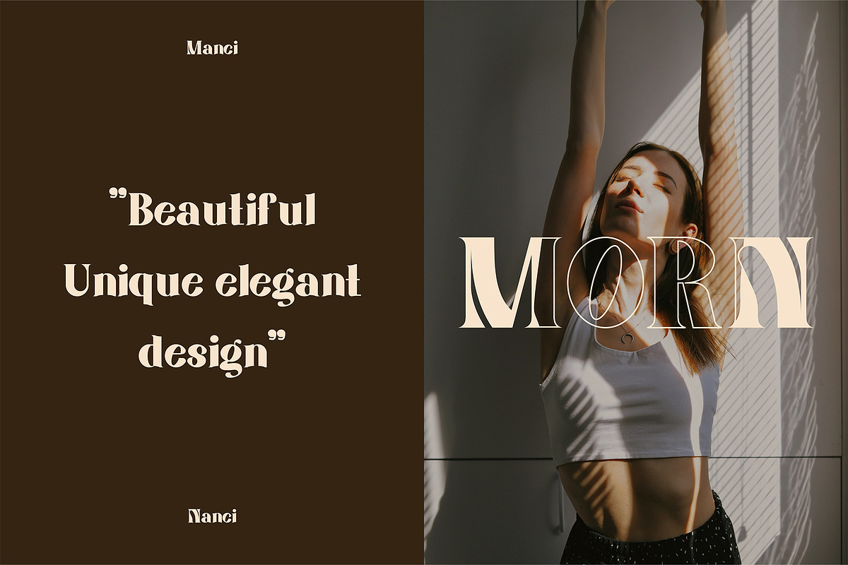 ManciNanci - Serif Font, a Serif Font by Boril Std (Photo 6 of 12)