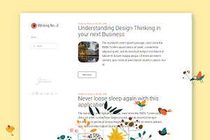 Writing No. 2 WordPress Theme